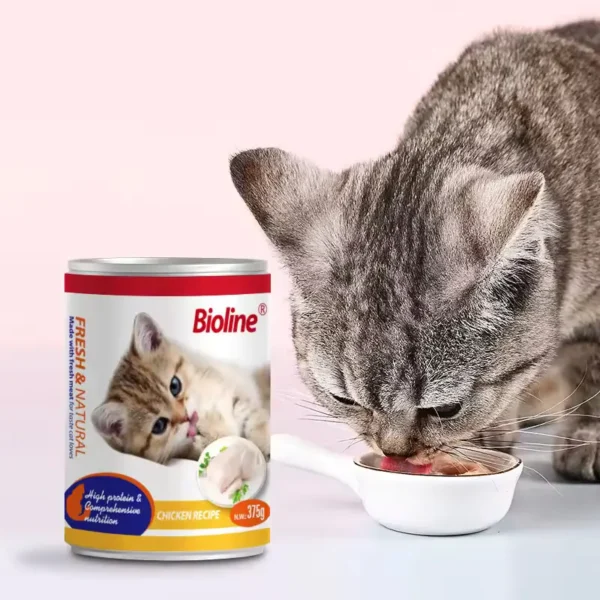 Bioline Canned Cat Food 375g-[Flavor - Chicken] - Image 3