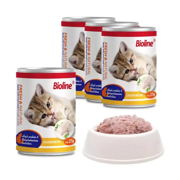 Bioline Canned Cat Food 375g-[Flavor - Chicken] - Image 2