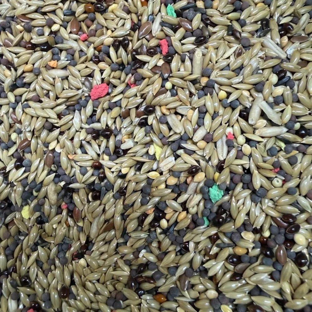MyPetShop canary seed mix 2 kg with canary seed, rapeseed, niger seed and colourful pellets