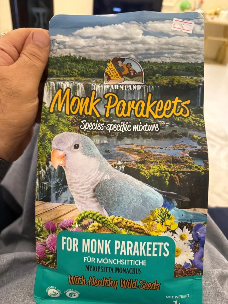 Farmland Monk Parakeets food 1 kg original bag for Quaker parrots