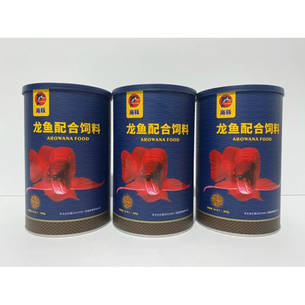 Porpoise Arowana Food 360 g – three cans
