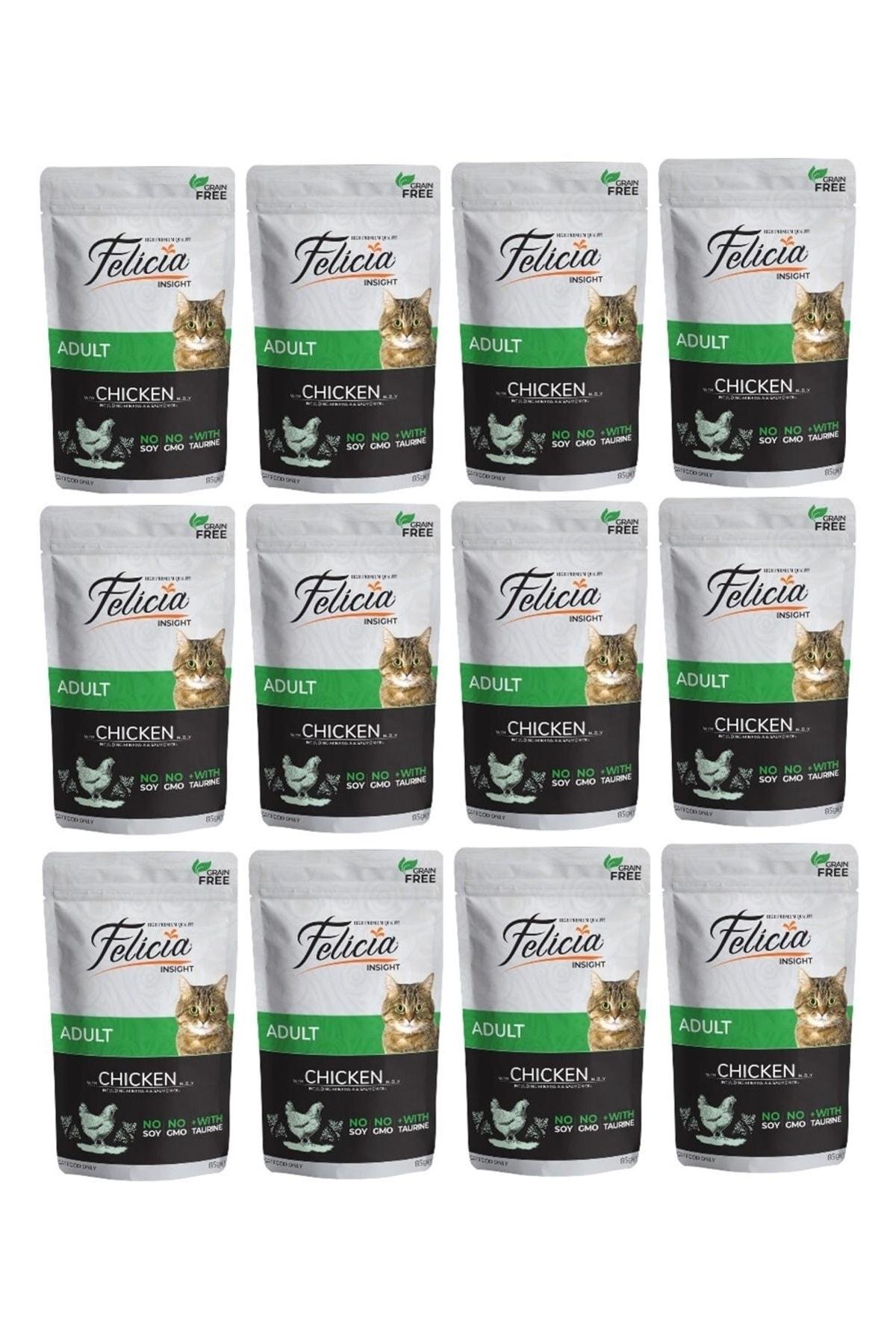 Felicia wet cat food chicken in jelly 85 g × 12 – image 3