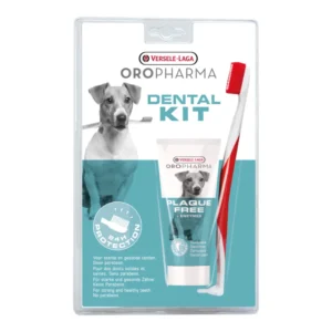 Versele-Laga Oropharma Plaque Free Dental Kit for dogs – toothpaste 70 g and toothbrush